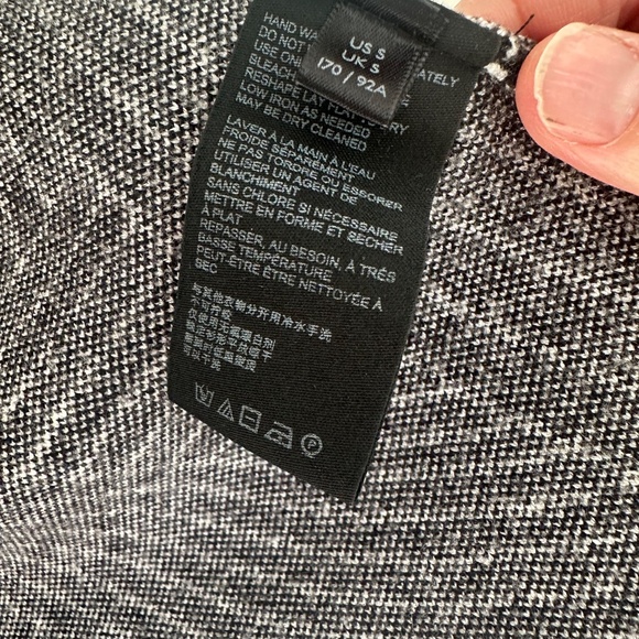 Black and White Patterned Anthropologie Cardigan Jacket - Picture 3 of 4